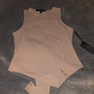 (SOLD) NWT Beige( Nude) High neck bodysuit